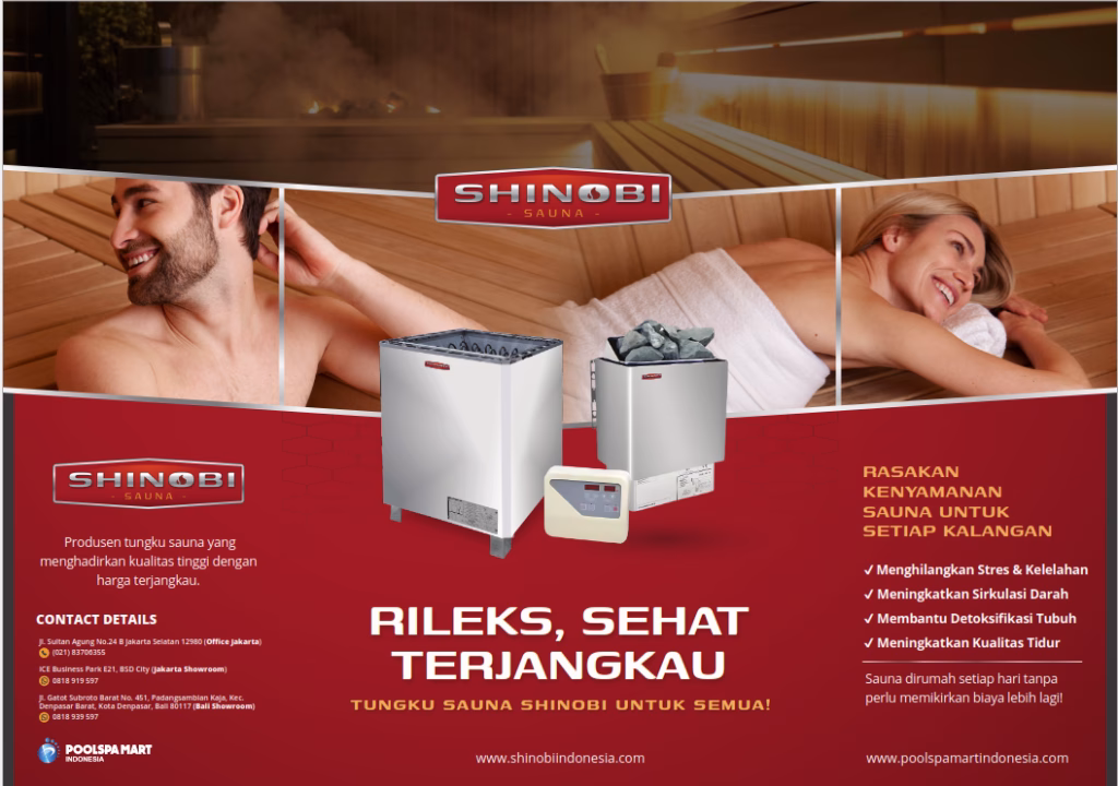 spesialis peralatan sauna indonesia